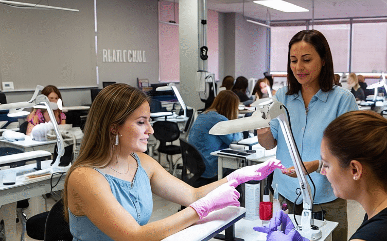 Nail tech school