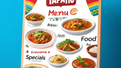 El Tapatio Menu