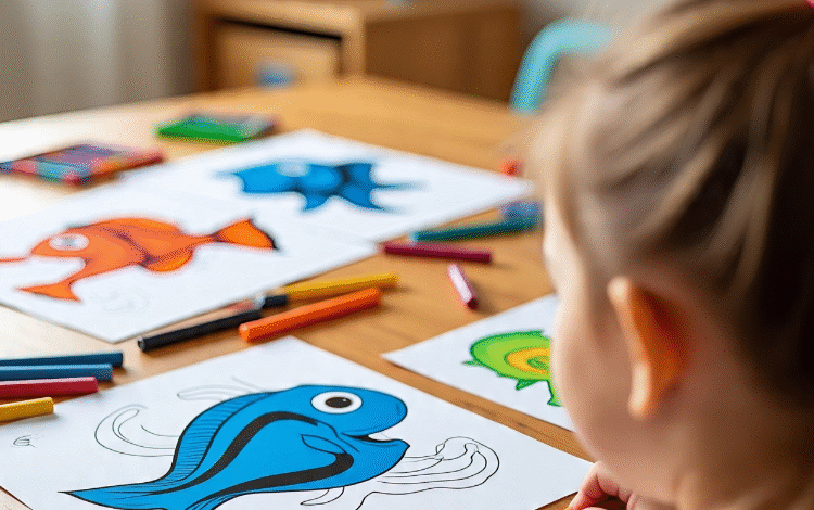 Finding Nemo coloring pages