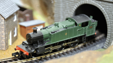 N scale trains
