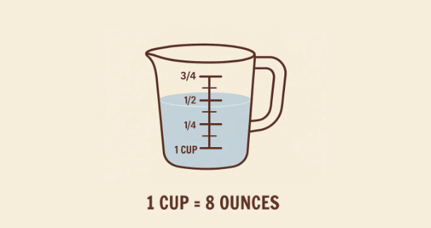 How many ounces are in a cup