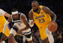 timberwolves vs lakers match player stats