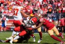 kansas city chiefs vs 49ers match player stats