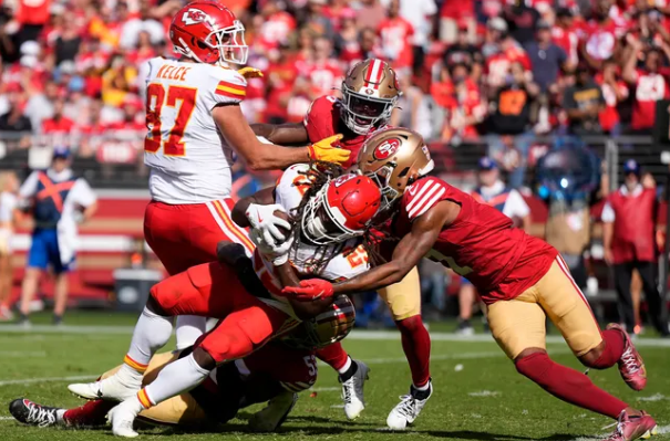 kansas city chiefs vs 49ers match player stats
