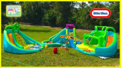 inflatable water slide